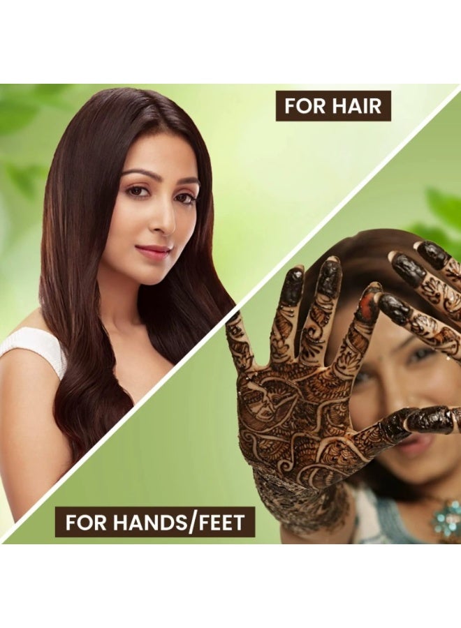 Godrej Nupur 100% Pure Henna Powder for Hair Colour (Mehandi) | for Hair, Hands & Feet (500g) - Image 2